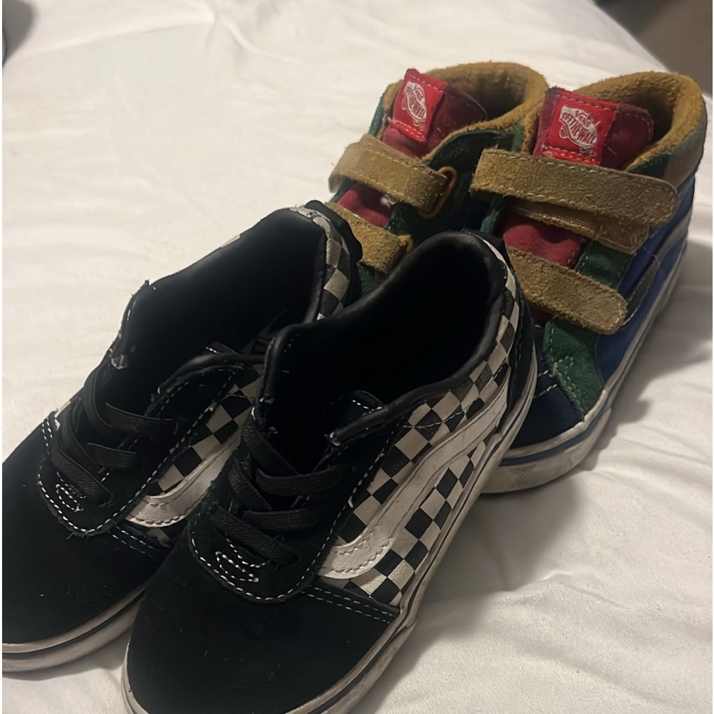 2 Pair Vans Size 10C